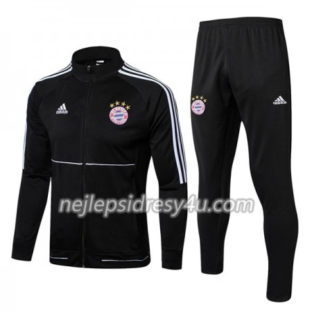 FC Bayern Mnichov Teplákové Soupravy 2017-18 Černá